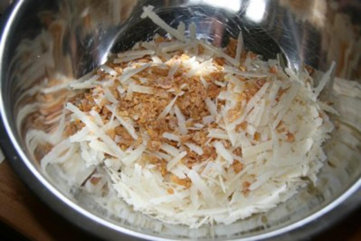 Schwein: Filet mit Cornflakes-Bärlauch-Haube und Spargel mit jungen Kartoffeln - Rezept - Bild Nr. 5