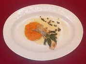 Hähnchenbrust in Pfeffersahne an Apfel-Möhren-Quiche - Rezept - Bild Nr. 2