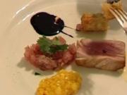 Tunfischvariationen: Tartar, Sashimi und Wan-Tan-Röllchen - Rezept