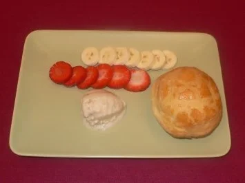 Rezept: Verstecktes Schokoladenfondue küsst kalte Banane Bild Nr. 2 Verstecktes Schokoladenfondue küsst kalte Banane - Rezept - Bild Nr. 2