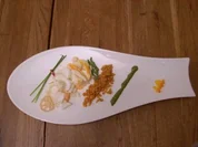 Languste auf Linsenbett an Asiapesto - Rezept