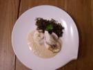 Hähnchen-Rolls in Erdnusssoße an Wildreis - Rezept
