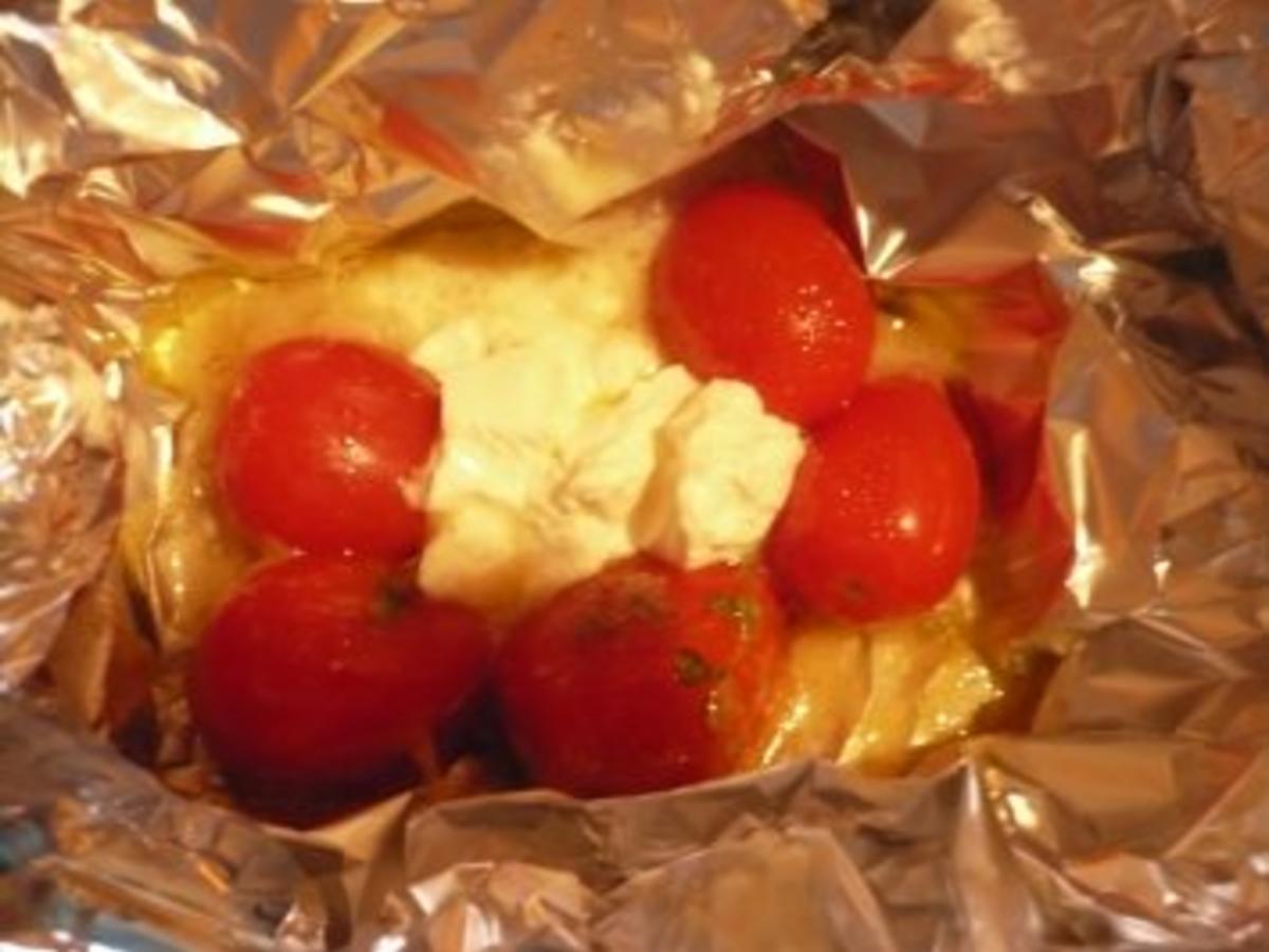 Tomaten- Ziegenkäse Päckchen vom Grill - einfach - von rollimops