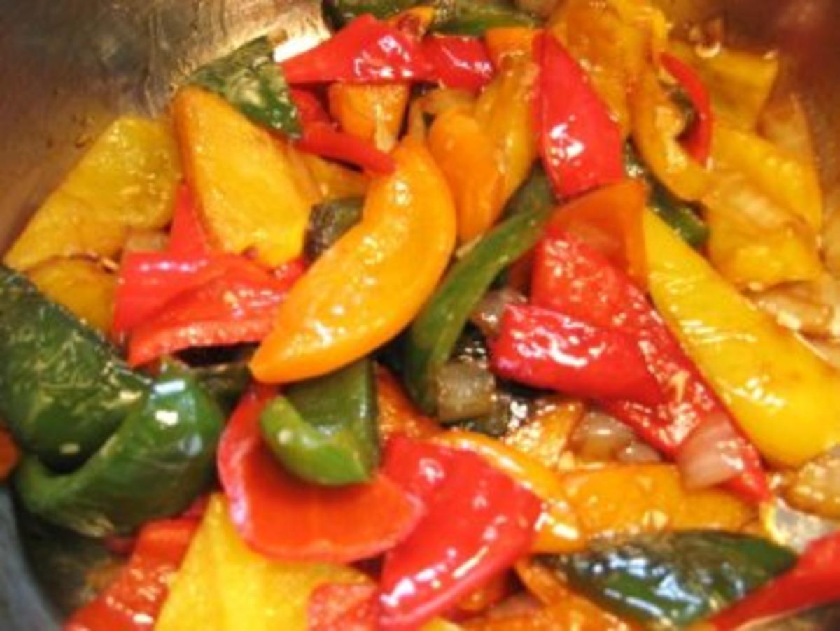 Buntes Paprika-Gemüse ... - Rezept - Bild Nr. 4