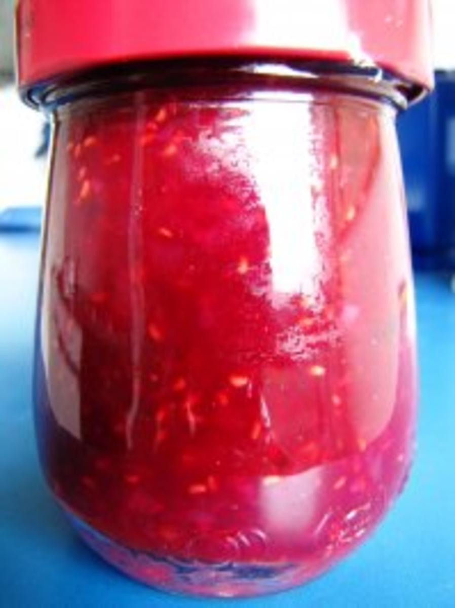 Bilder für Himbeer-Mandel-Amaretto Marmelade - Rezept