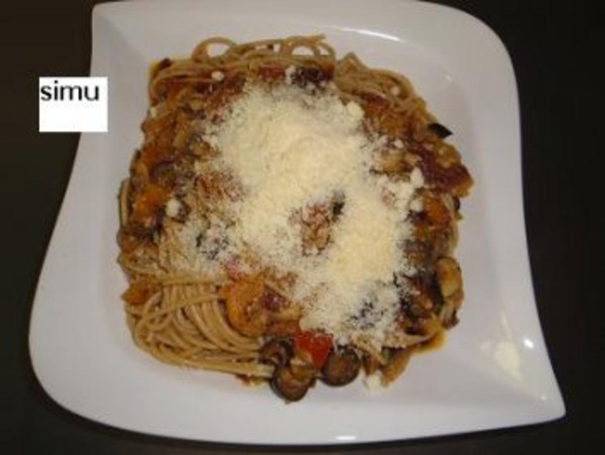Spaghetti mit Gemüsesauce - Rezept - Bild Nr. 7
