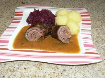Rinderroulade nach Kräuterhexen-Art - Rezept