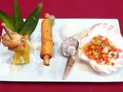 Dreierlei Gambas - Ensalada Picante, Mojito-Dressing und Pina Colada Style - Rezept - Bild Nr. 2