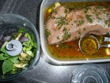 SPARGEL&FlEISCH:Kalbsfilet mit Basilikumkruste - Rezept - Bild Nr. 3