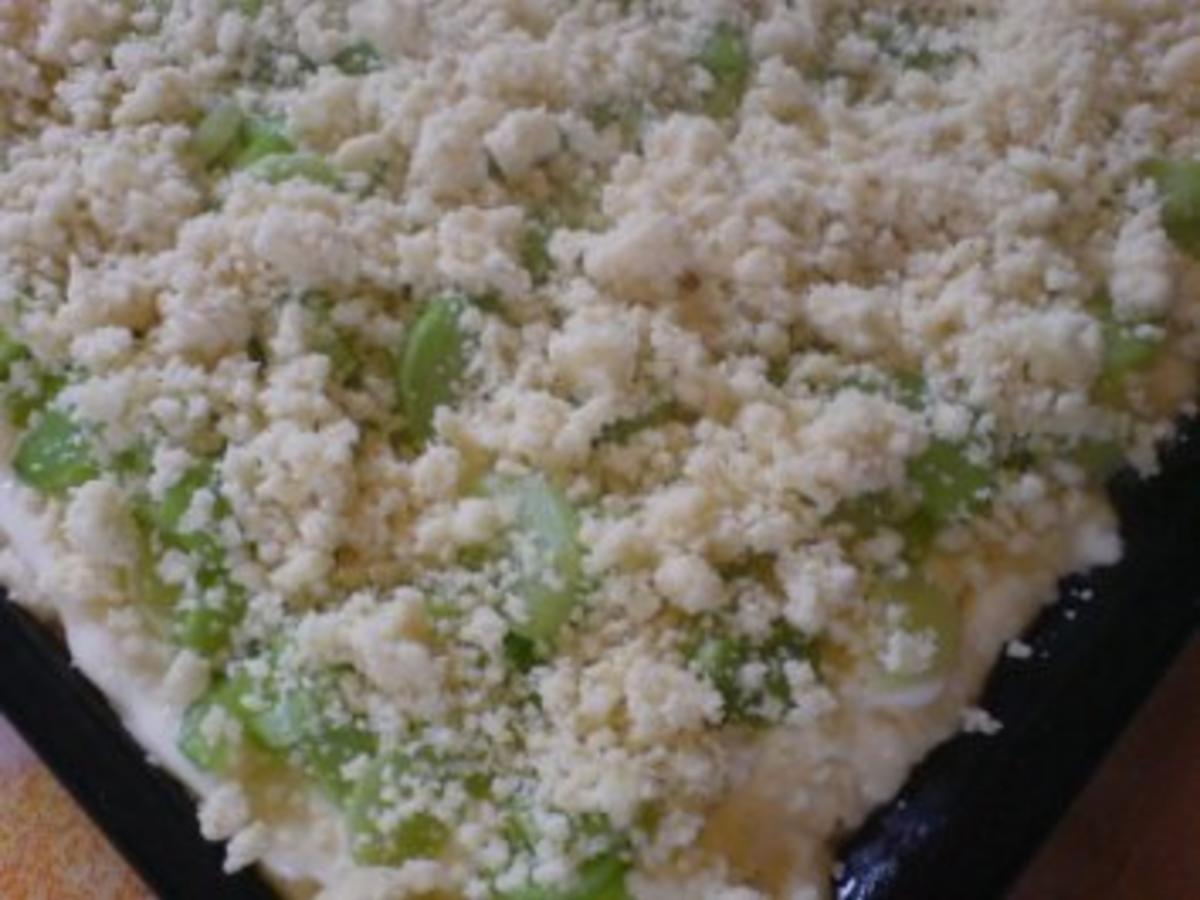 Rhabarberkuchen mit Puddingcreme - einfach - von loewe_bs