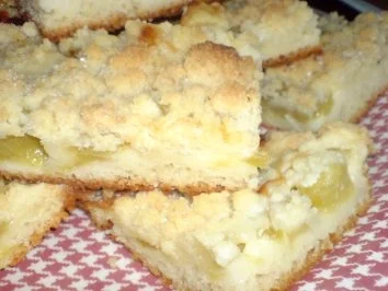 Rhabarberkuchen mit Puddingcreme - Rezept - Bild Nr. 16