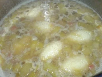 Rhabarbersuppe mit Klüten - Rezept - Bild Nr. 8