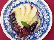 Münster mit Birne auf Traubenmus - Rezept - Bild Nr. 2