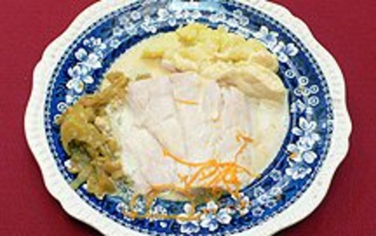 Gedünsteter Nilbarsch mit Kartoffel-Selleriemus und Fenchelconfit - Rezept - Bild Nr. 2