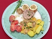 Calamar und Kalbsfilet auf Kartoffelcarpaccio - Rezept - Bild Nr. 2