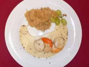 Rezept: Jakobsmuscheln auf Champagnerkraut - Träumereien entlang des Jakobswegs Bild Nr. 2 Jakobsmuscheln auf Champagnerkraut - Träumereien entlang des Jakobswegs - Rezept - Bild Nr. 2