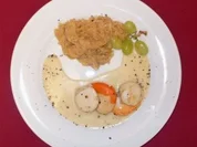 Jakobsmuscheln auf Champagnerkraut - Träumereien entlang des Jakobswegs - Rezept - Bild Nr. 2