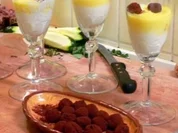 Welfenspeise mit selbst gemachten Trüffeln im Karamellnest - Rezept - Bild Nr. 2