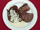 Rezept: Rinder- und Straußenfilet an Kakaonudeln mit Gorgonzolasoße Bild Nr. 2 Rinder- und Straußenfilet an Kakaonudeln mit Gorgonzolasoße - Rezept - Bild Nr. 2
