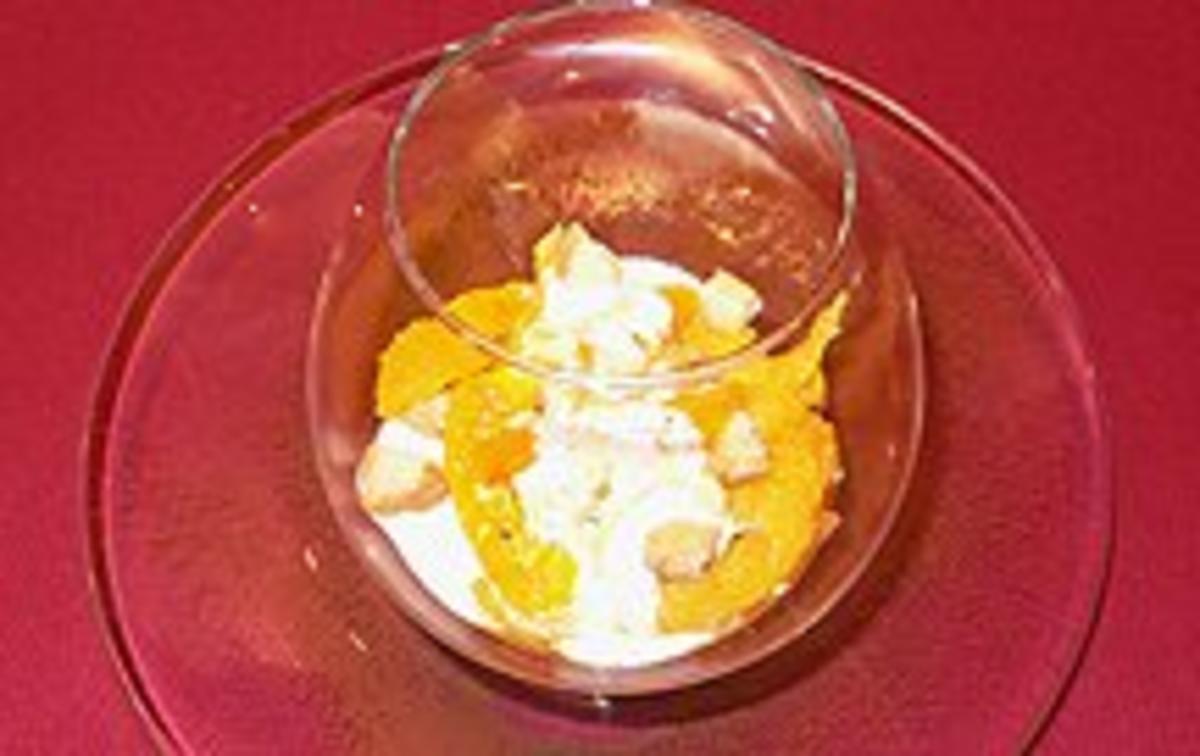 Orangengrieß Aramis mit Creme Chantilly und Armagnacessenz - Rezept - Bild Nr. 2