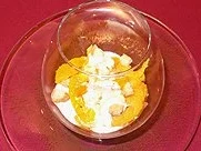 Rezept: Orangengrieß Aramis mit Creme Chantilly und Armagnacessenz Bild Nr. 2 Orangengrieß Aramis mit Creme Chantilly und Armagnacessenz - Rezept - Bild Nr. 2
