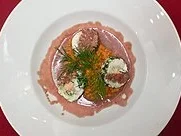 Athosrolle vom Edelfisch an Moutarde Violette - Rezept - Bild Nr. 2