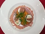 Athosrolle vom Edelfisch an Moutarde Violette - Rezept - Bild Nr. 2