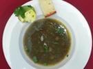 Artischockensuppe nach sardischer Art mit Brot und Kräuterbutter - Rezept - Bild Nr. 2