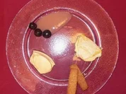 Reblochon auf Traubensoße, Perche Noisette und Nocken von Kir-Royal-Creme - Rezept - Bild Nr. 2