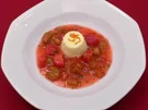 Rhabarber-Erdbeer-Kompott mit Topfenmousse - Rezept - Bild Nr. 2