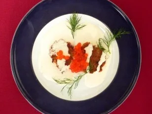 Rezept: Rievkooche mit saurer Sahne und Kaviar Bild Nr. 2 Rievkooche mit saurer Sahne und Kaviar - Rezept - Bild Nr. 2