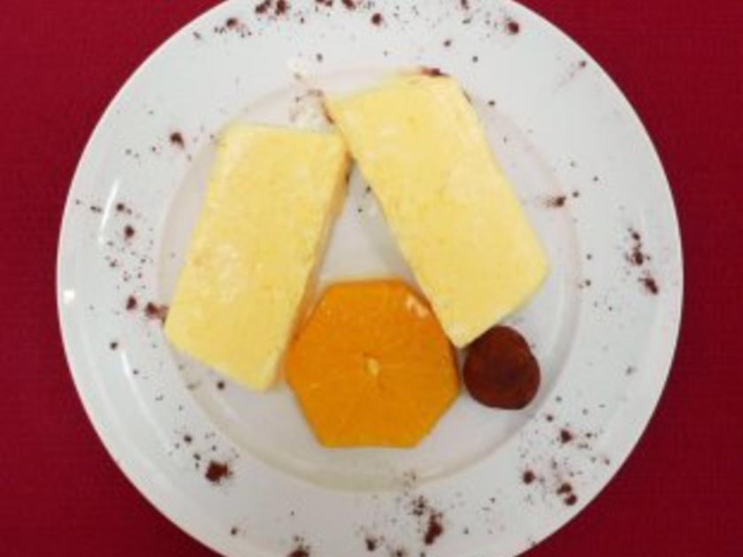 Orangenparfait mit Schokoladentrüffeln - einfach - von Das perfekte Dinner Orangenparfait mit Schokoladentrüffeln - einfach - von Das perfekte Dinner