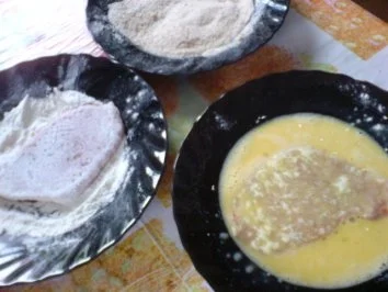 Schnitzel mit Blumenkohl und heller Soße - Rezept - Bild Nr. 7