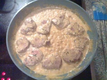 Rezept: Schweinefilets in Senf Sahne Soße Bild Nr. 2 Schweinefilets in Senf Sahne Soße - Rezept - Bild Nr. 2