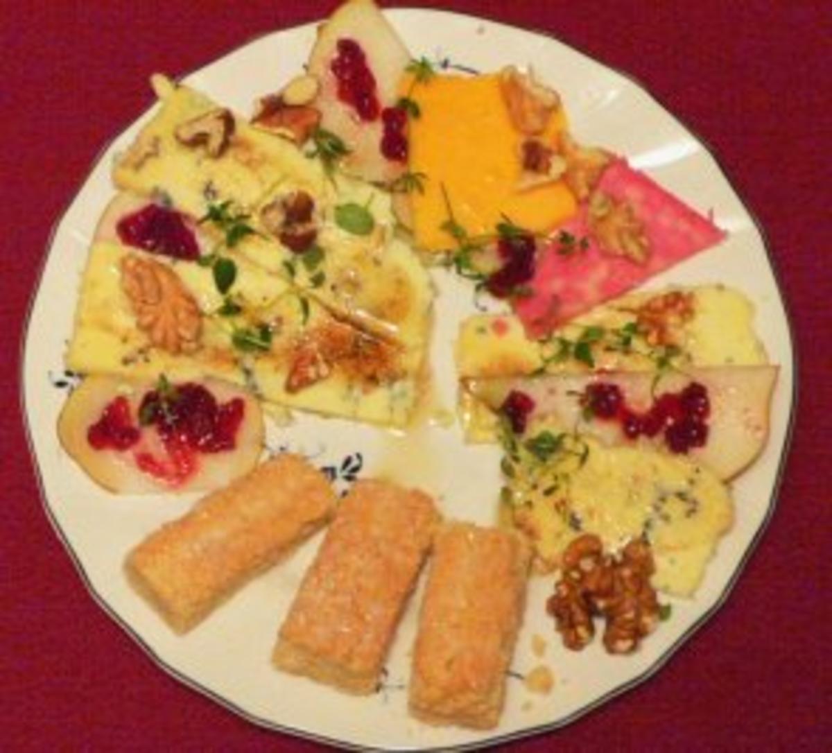 Birnen-Stilton-Carpaccio und Homemade Shortbread - Rezept - Bild Nr. 2