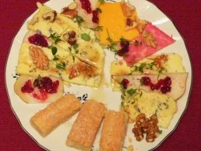 Birnen-Stilton-Carpaccio und Homemade Shortbread - Rezept - Bild Nr. 2
