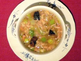 Rezept: Cock-a-Leekie und Salmon-a-Radish on rye bread Bild Nr. 2 Cock-a-Leekie und Salmon-a-Radish on rye bread - Rezept - Bild Nr. 2