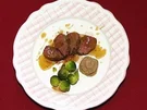 Hirschrückensteak mit Maronenpüree und Rosenkohl - Rezept - Bild Nr. 2