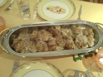 Zwiebelsahnesteaks - Rezept