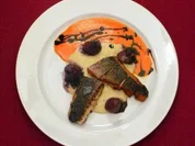 Filet vom Red Drum mit Artischocken-Püree und Trüffelkartoffeln - Rezept - Bild Nr. 2