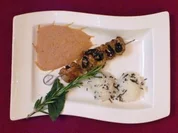 Rezept: Schweinelendchen-Pflaumenspieร in Brandy-Sahnesoรe mit Basmatireis Bild Nr. 2 Schweinelendchen-Pflaumenspieร in Brandy-Sahnesoรe mit Basmatireis - Rezept - Bild Nr. 2