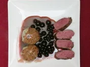 Rehfilet in Vanille-Blume mit Blaubeer-Soße und Semmelknödel - Rezept - Bild Nr. 2