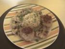 Gefüllte Frikadellen zu Champignonsoße - Rezept