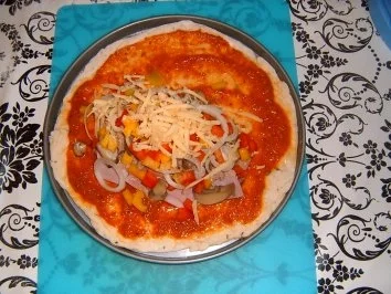 Rezept: Meine Pizza Calzone Bild Nr. 7 Meine Pizza Calzone - Rezept - Bild Nr. 7