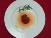 Schokoladenmousse mit Olivenöl und Rosmarin-Orangen-Soße - Rezept - Bild Nr. 2