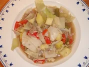 Bunter Weißkohl-Paprika-Eintopf - Rezept