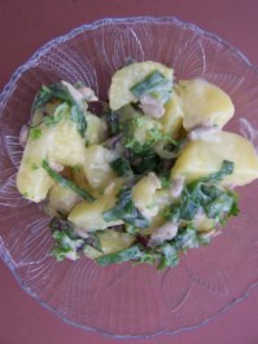Kartoffelsalat mit Frühlingskräutern - Rezept
