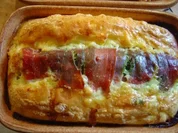 Rezept: Mini-Spargel-Auflauf mit Schinken, Kรคse und Bรคrlauch-Basilikum-Pesto s. Rezept Mini-Spargel-Auflauf mit Schinken, Kรคse und Bรคrlauch-Basilikum-Pesto s. Rezept - Rezept