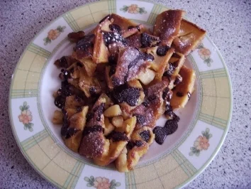 Apfel-Schmarren mit Nutella - Rezept