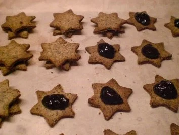 Mohn- Pflaumenmus- Plätzchen - Rezept